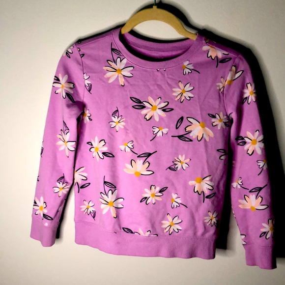 jumping beans Other - EUC Jumping Beans girl’s floral sweatshirt size 8.